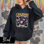 Custom Bootleg Vintage Retro Pet Hoodie