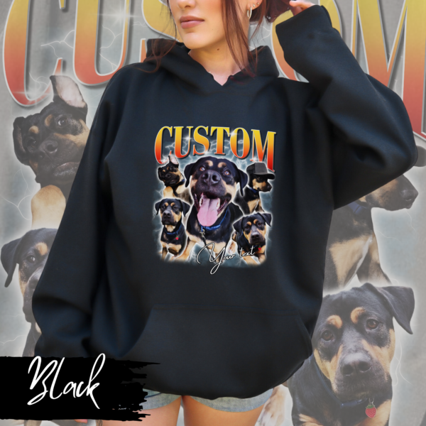 Custom Bootleg Vintage Retro Pet Hoodie