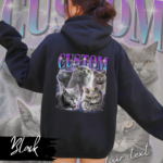 Custom Bootleg Sweatshirt, Custom Vintage Bootleg Hoodie For Men/Women Birthday, Custom Photo Hoodie, Custom 90s Bootleg, Vintage Bootleg